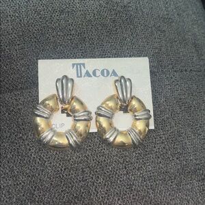 Gold and Silver Women's Earrings